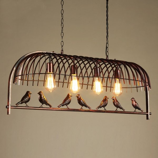 Люстра Bird Trough Pendant Коричневый в Краснодаре | Loft Concept 