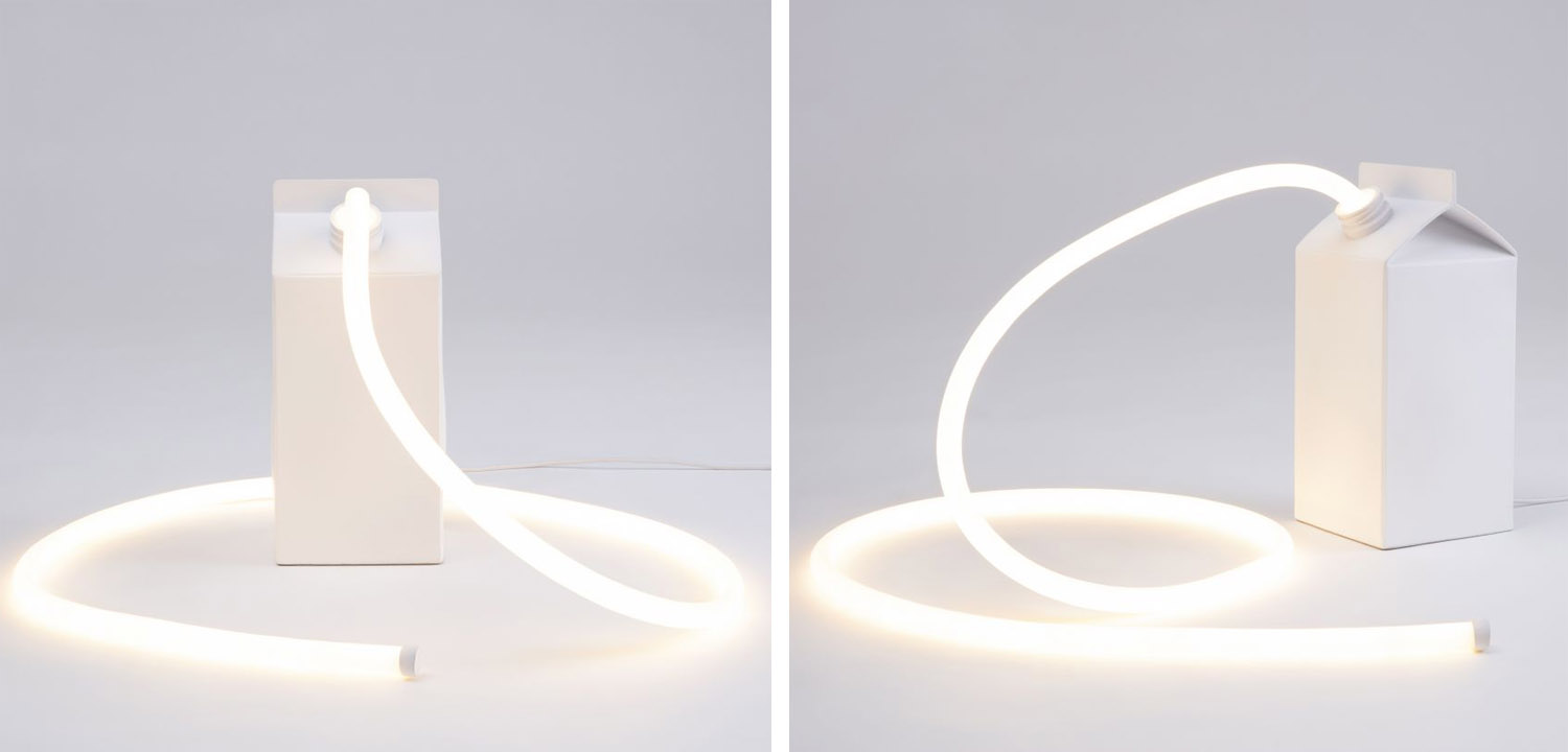 Настольная лампа Seletti Daily Glow Milk - фото