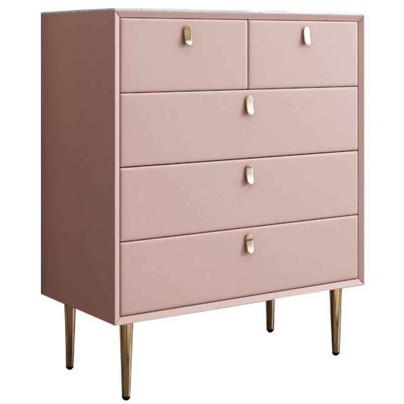 Комод Olson Leather Chest of Drawers 80 Белый Оранжевый Синий Бежевый Светло-серый Розовый в Краснодаре | Loft Concept 