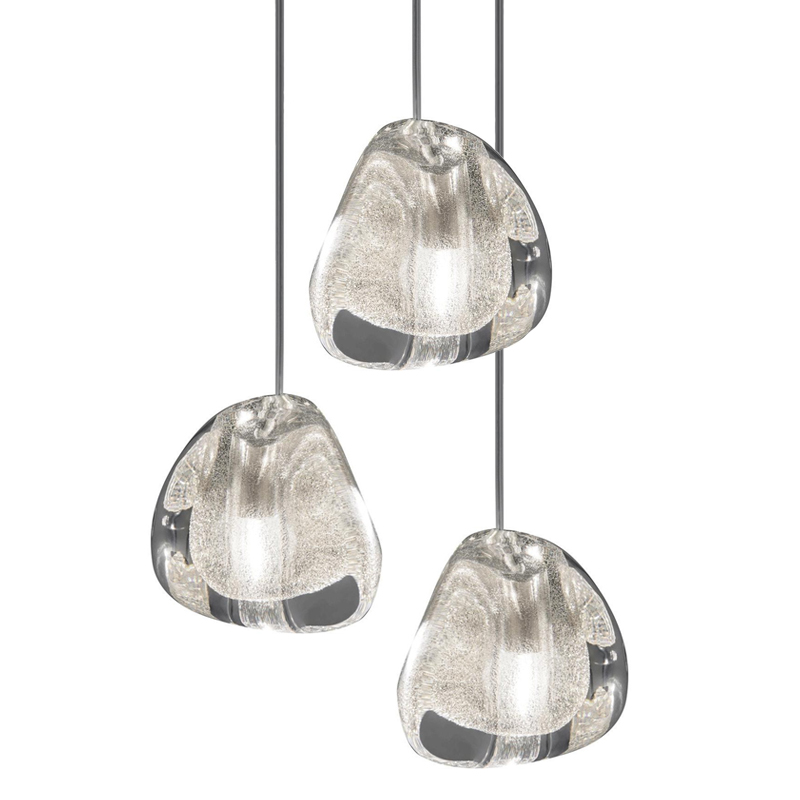 Подвесной светильник Mizu 1 Suspension Lamp Silver Серебряный Хром в Краснодаре | Loft Concept 