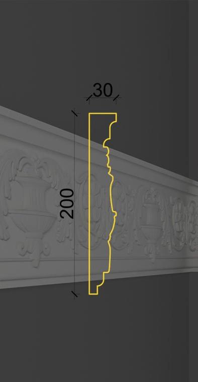 Молдинг с орнаментом MO-06 в Краснодаре