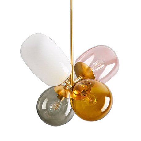 Люстра Candies Modern Balloon Glass Chandelier Золотой Мульти в Краснодаре | Loft Concept 