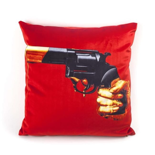 Подушка Seletti Cushion  Revolver Toiletpaper Красный в Краснодаре | Loft Concept 