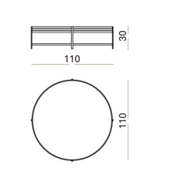 Столик Ula Round coffee table ULA002 в Краснодаре