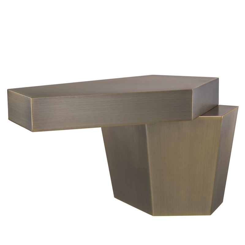 Кофейный стол Eichholtz Coffee Table Calabasas Low brass Латунь Античная полированная в Краснодаре | Loft Concept 