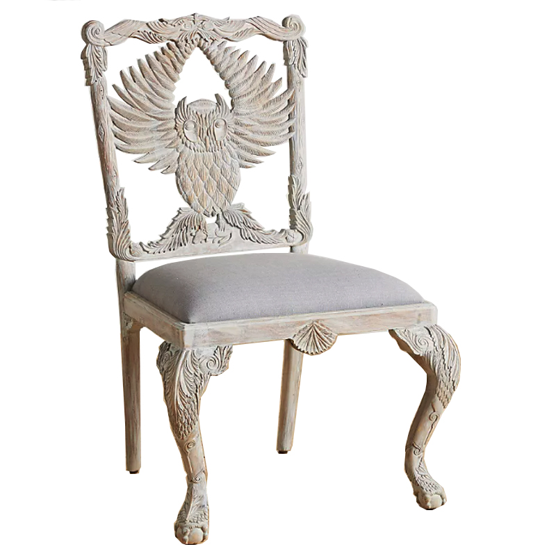 Стул Handcarved Menagerie Owl Dining Chair Светлый дуб в Краснодаре | Loft Concept 