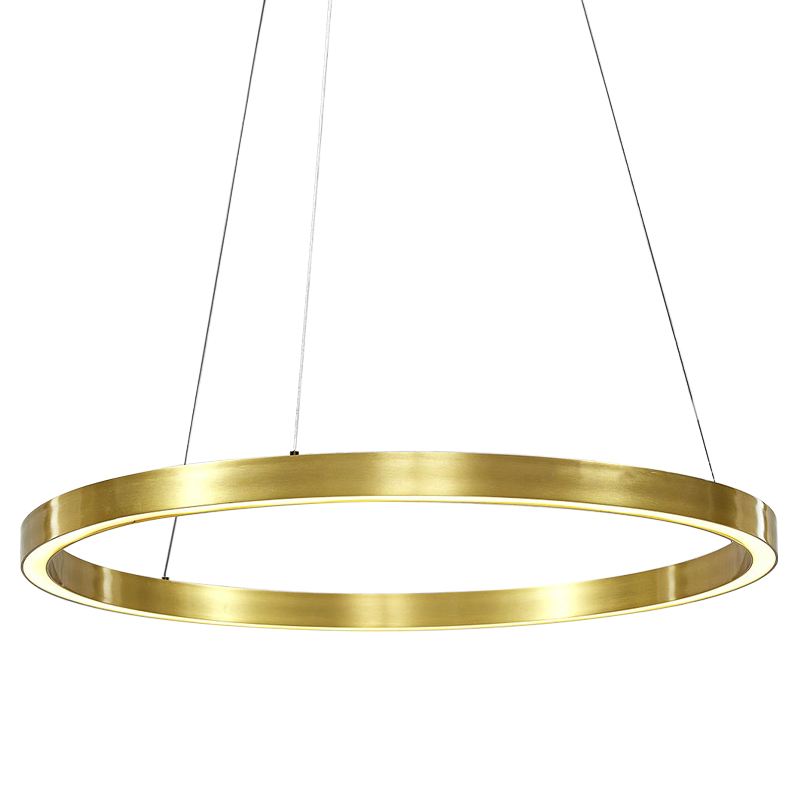 Люстра Ring Gold Horizontal Chandelier Золотой в Краснодаре | Loft Concept 