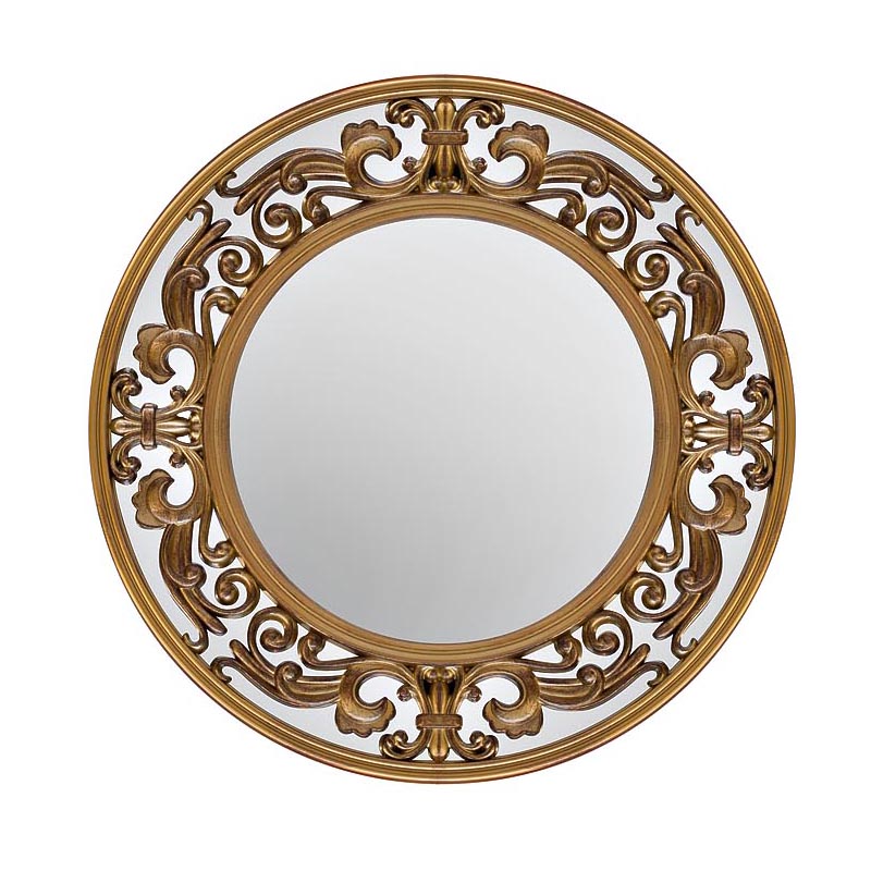 Зеркало Gold Round Mirror Золотой в Краснодаре | Loft Concept 