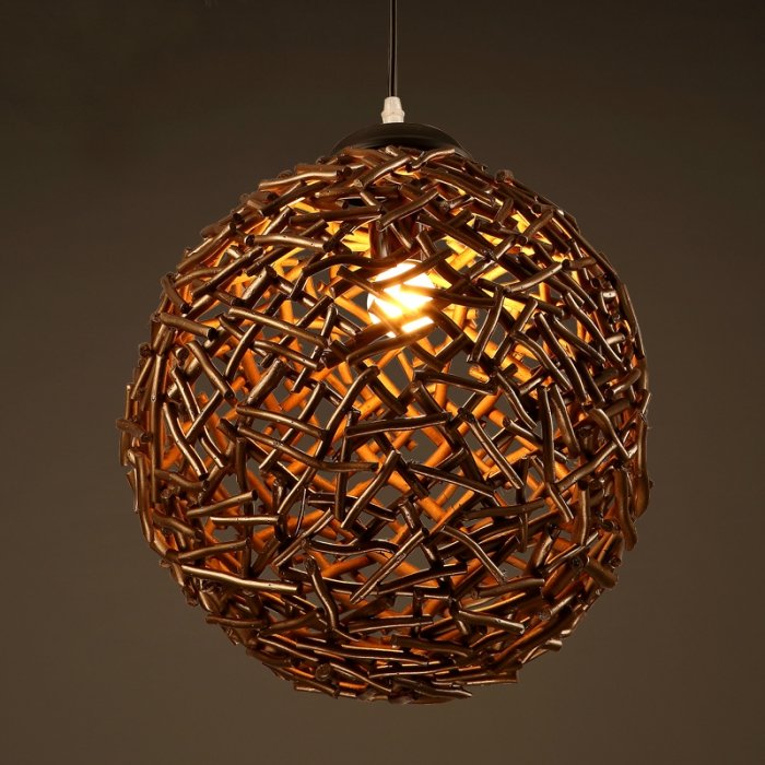 Подвесной светильник Old Wicker Pendant Sphere  в Краснодаре | Loft Concept 