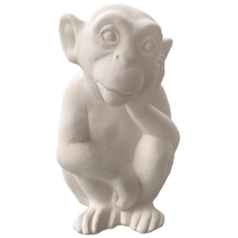 Статуэтка Abhika Monkey Bisc. Statuette Белый в Краснодаре | Loft Concept 