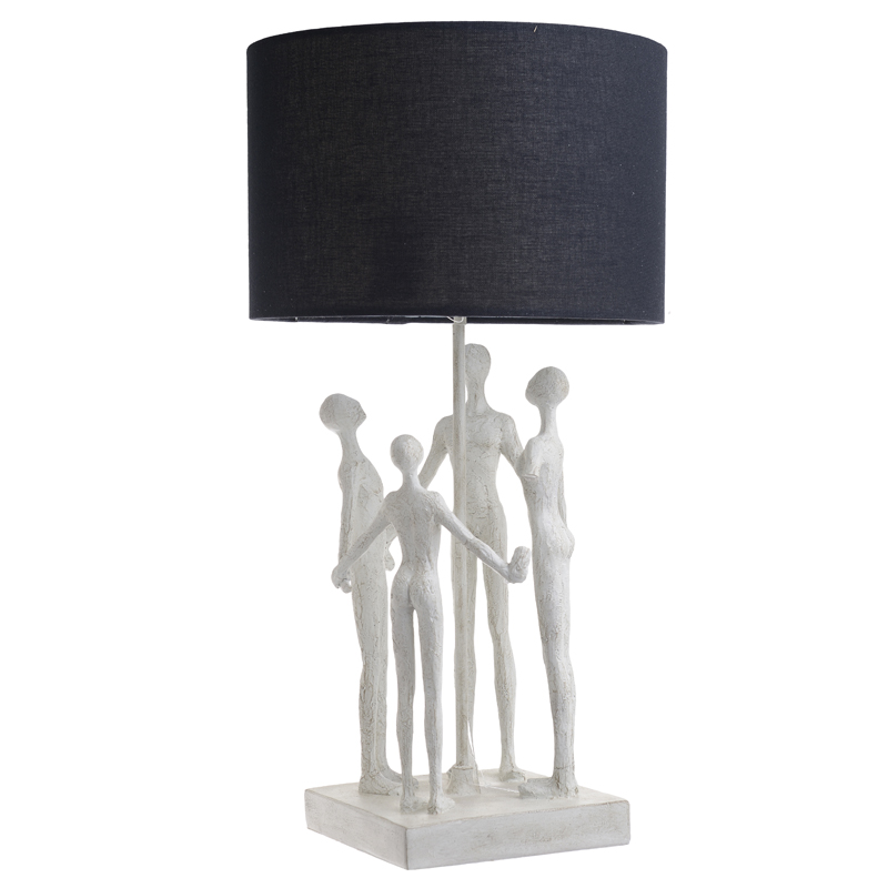 Настольная лампа Holding Hands Table lamp Белый Черный в Краснодаре | Loft Concept 