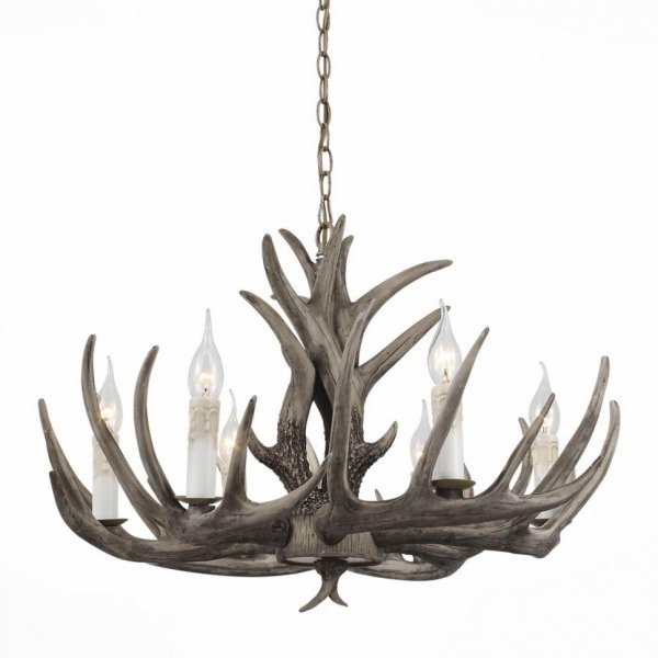 Люстра Hornland Chandelier 6 Grey Серый в Краснодаре | Loft Concept 