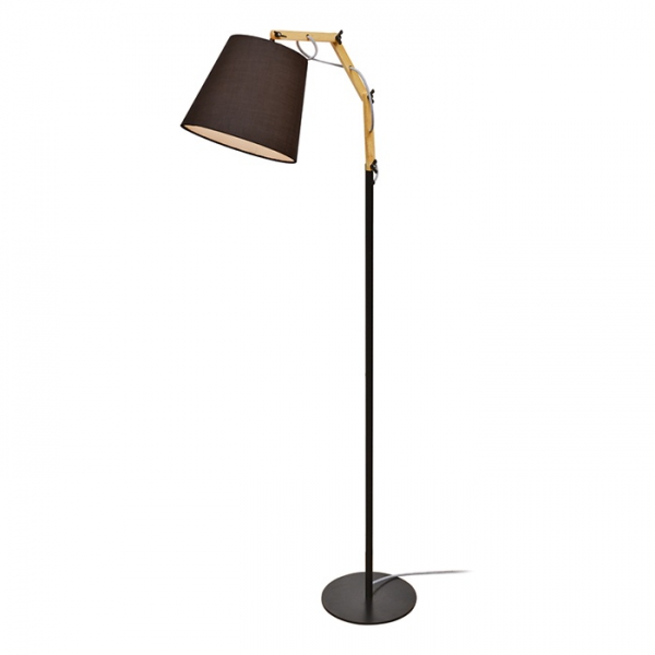 Напольная лампа Woodland Floor Black Черный Напольная лампа Woodland Floor Black Черный в Краснодаре | Loft Concept