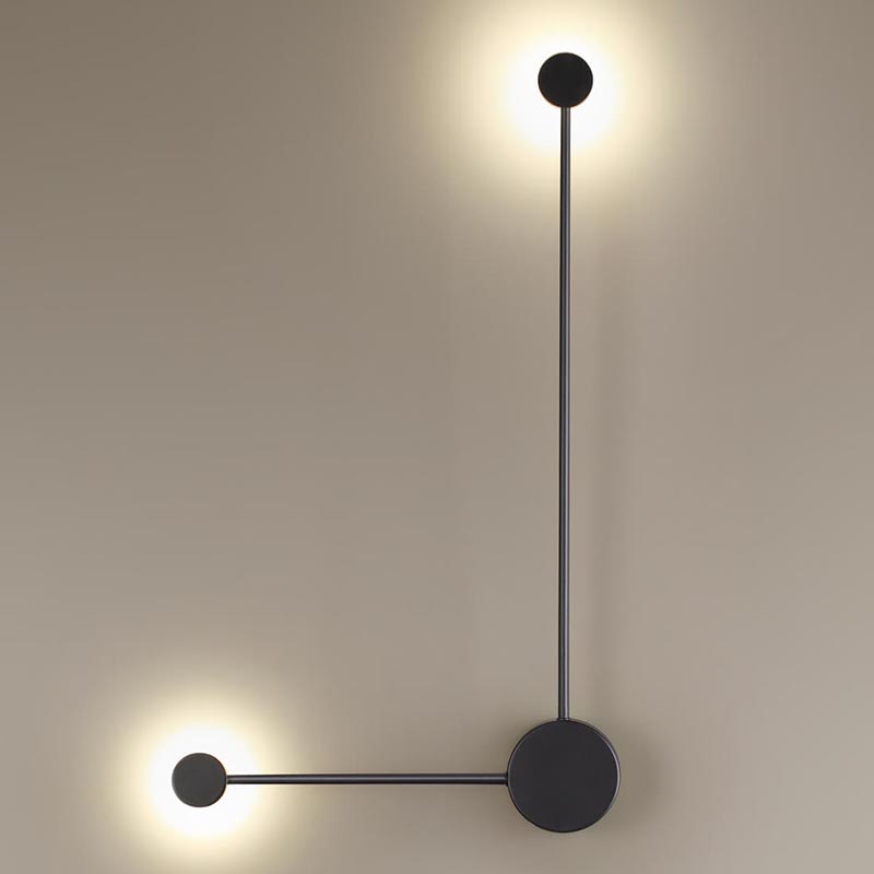 Бра Pin Wall Light Black Angle Черный в Краснодаре | Loft Concept 