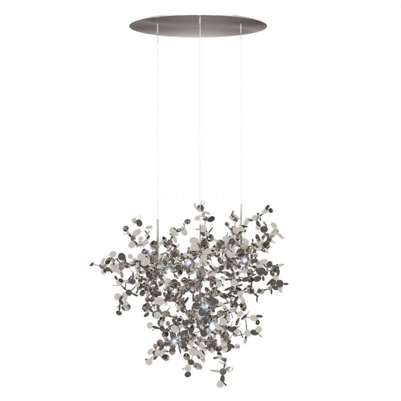 Люстра Terzani Argent Suspension Silver Pendant lamp диаметр 85 Серебряный в Краснодаре | Loft Concept 