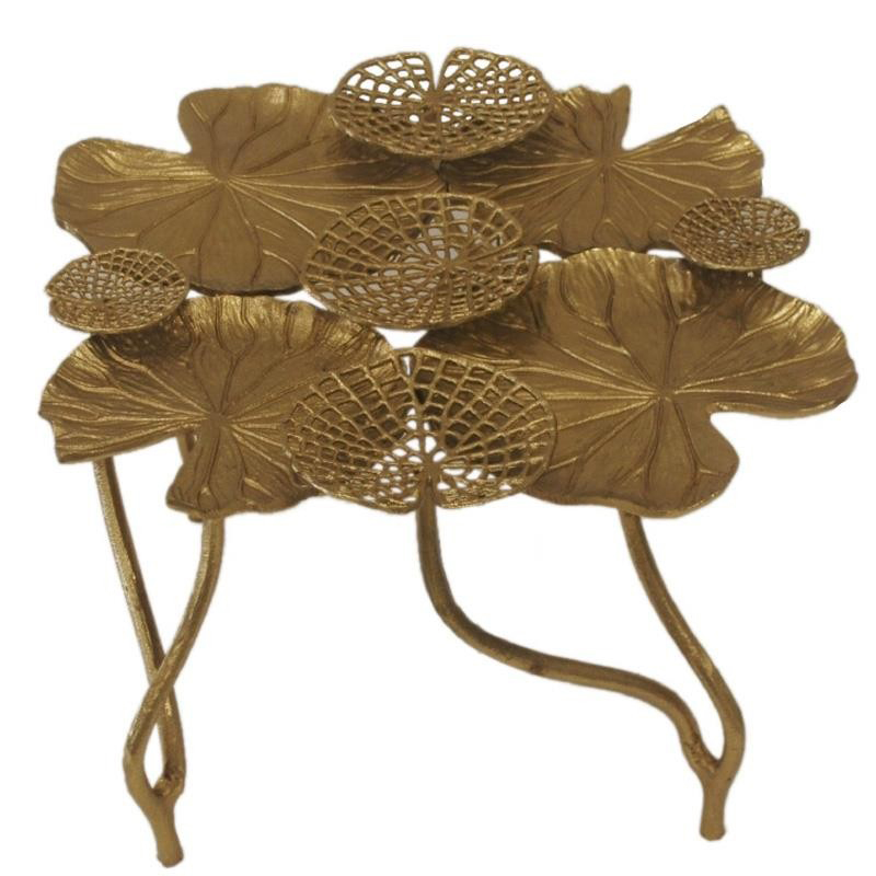 Кофейный стол Water Lily Leaves Table Золотой в Краснодаре | Loft Concept 