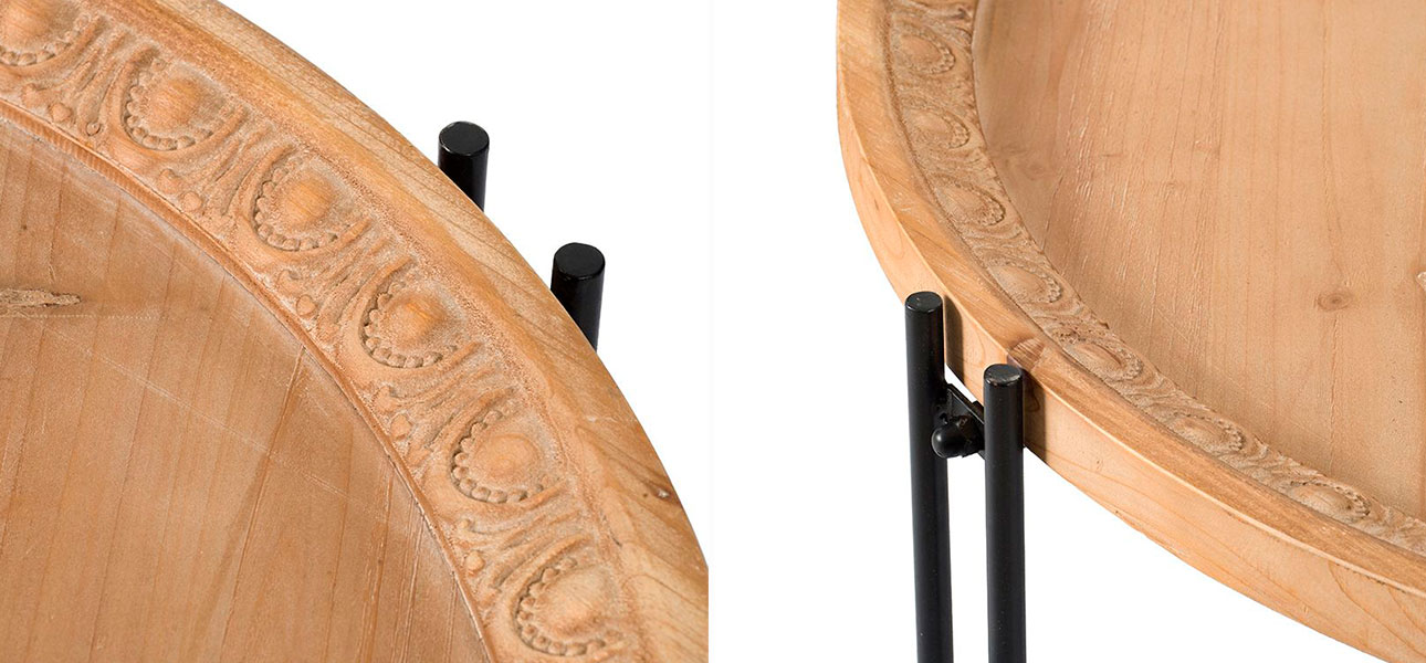 Столик с большой круглой столешницей Batty - фото