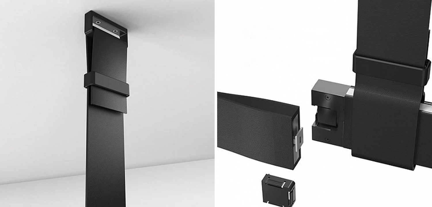 Подвесной светильник Flos Belt pelle naturale Черный цвет - фото №2