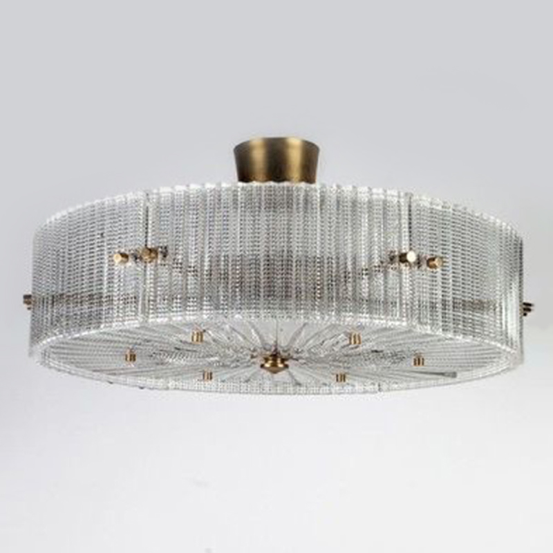 Потолочный светильник Cillian Ceiling Lamp Латунь Прозрачный в Краснодаре | Loft Concept 