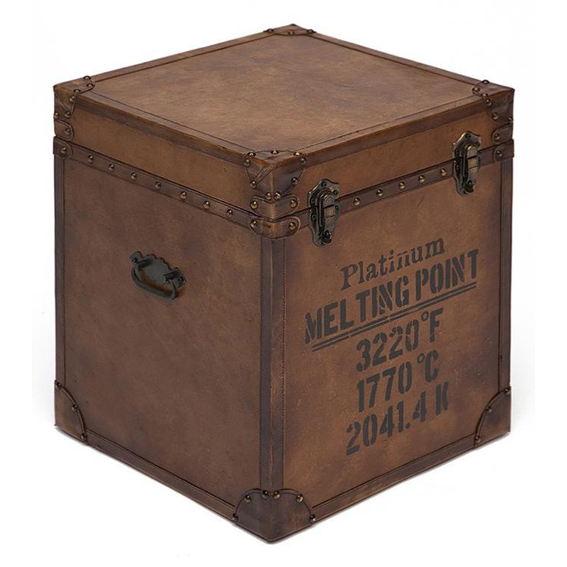 Сундук Vintage buffalo leather chest Коричневый винтаж в Краснодаре | Loft Concept 