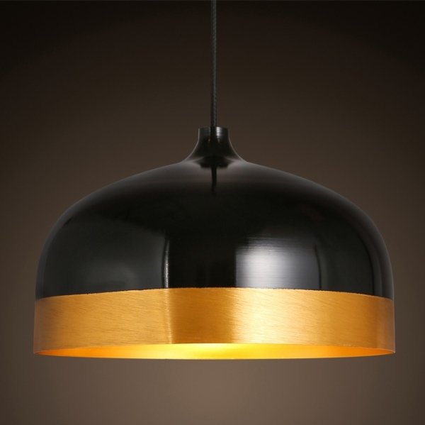 Подвесной светильник Cone Lux Pendant Black Черный Глянцевое золото в Краснодаре | Loft Concept 