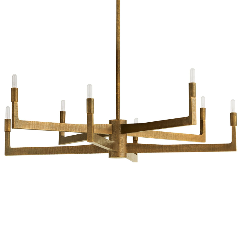 Люстра Arteriors GRIFF CHANDELIER Золотой Латунь в Краснодаре | Loft Concept 