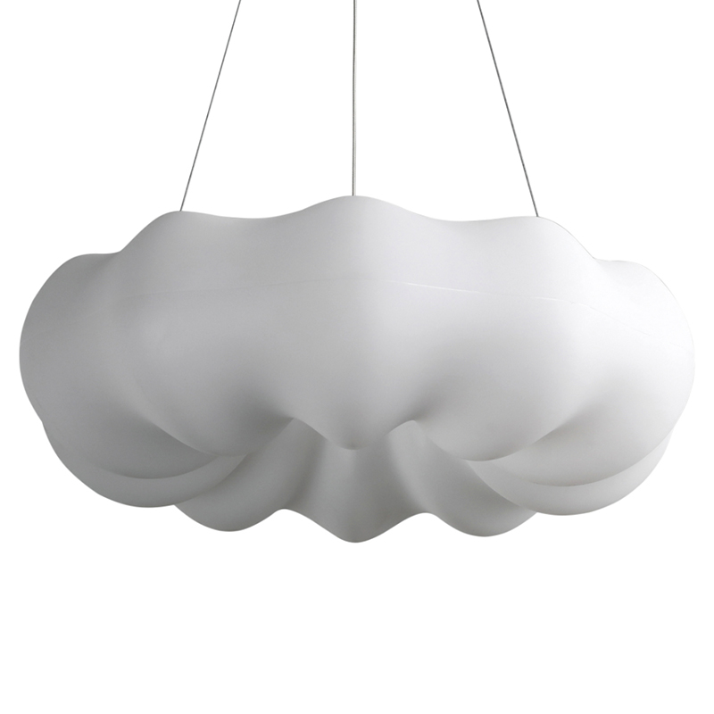 Подвесной светильник светодиодный из стали с пультом Cloudy Light White Белый в Краснодаре | Loft Concept 