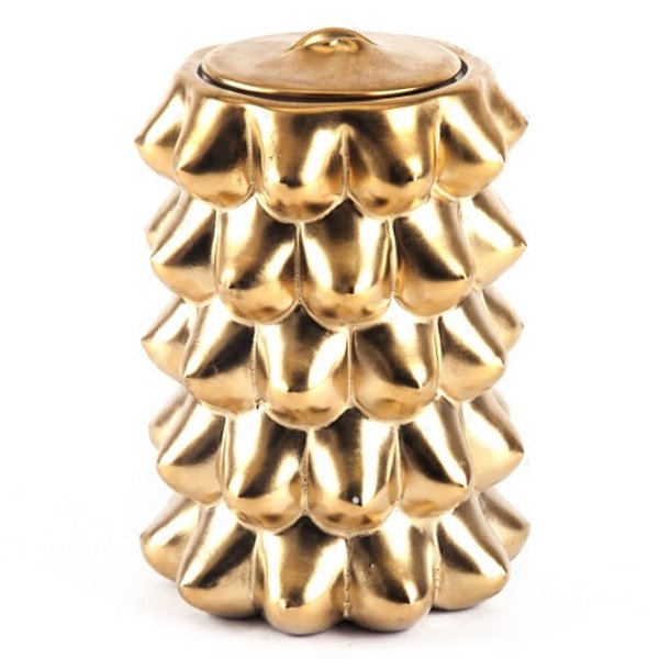 Ваза Jonathan Adler GEORGIA VASE gold Золотой в Краснодаре | Loft Concept 