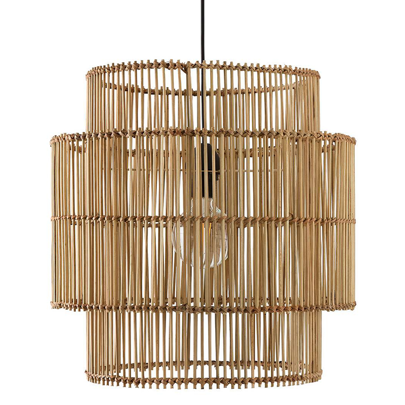 Подвесной светильник Larsen Wicker Bamboo Бежевый в Краснодаре | Loft Concept 