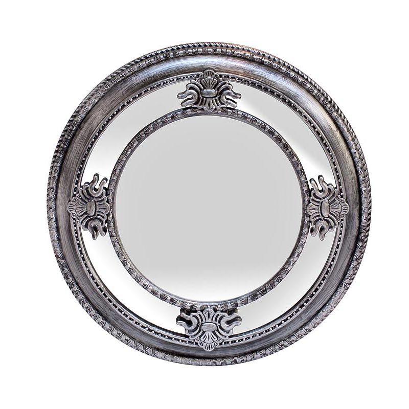 Зеркало Silver Round Mirror Серебряный в Краснодаре | Loft Concept 