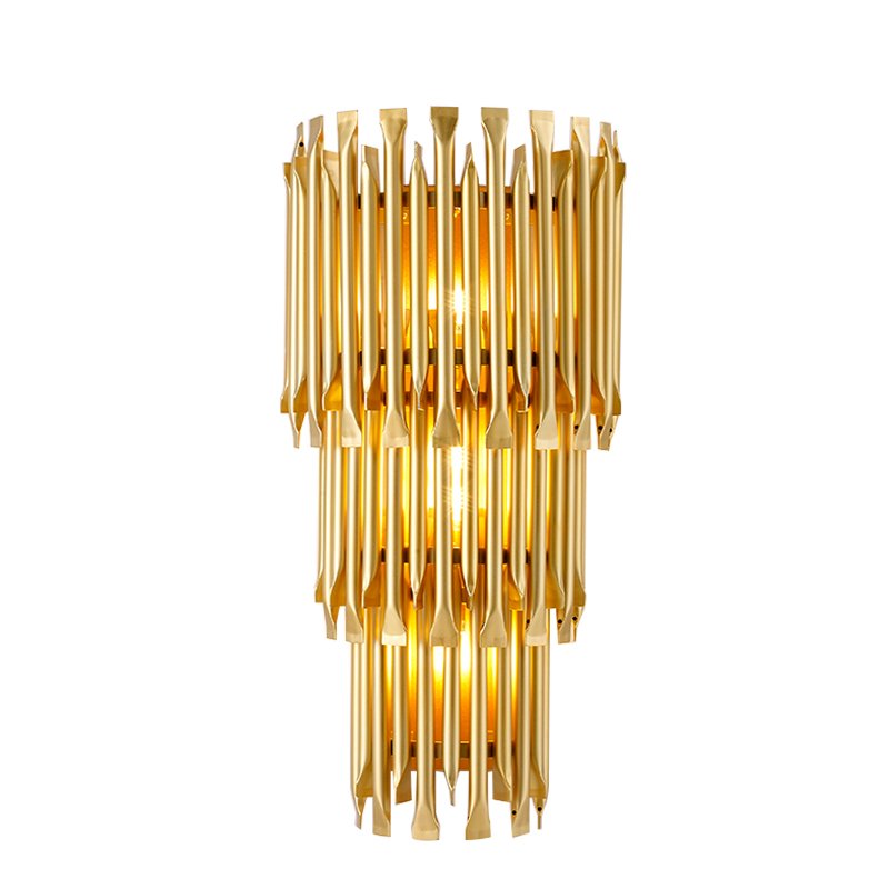 Бра MATHENY III WALL LAMP by DELIGHTFULL Gold Глянцевое золото матовое золото в Краснодаре | Loft Concept 