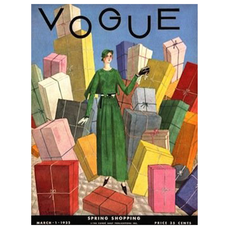 Постер Vogue Cover 1932 March  в Краснодаре | Loft Concept 