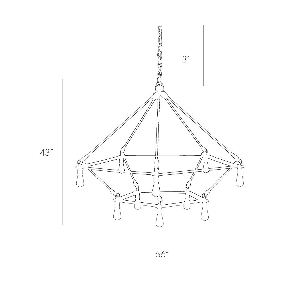 Люстра Arteriors MCINTYRE TWO TIERED CHANDELIER в Краснодаре