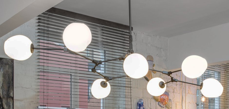 Люстра Сrumpled Bubble White Glass Люстра Сrumpled Bubble White Glass - Loft-Concept в Краснодаре