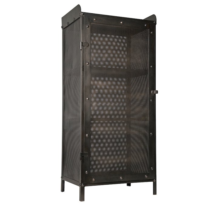 Буфет Industrial Loft Dark Metal Tall Cabinet Черный в Краснодаре | Loft Concept 