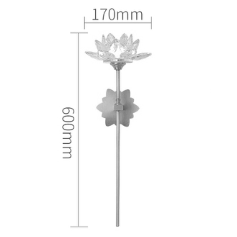 Бра Хрустальный Цветок Лотоса Lotus flower Wall Clear Glass D в Краснодаре