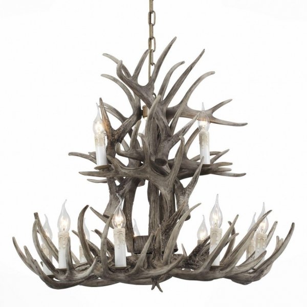 Люстра Hornland Chandelier 12 Grey Серый в Краснодаре | Loft Concept 