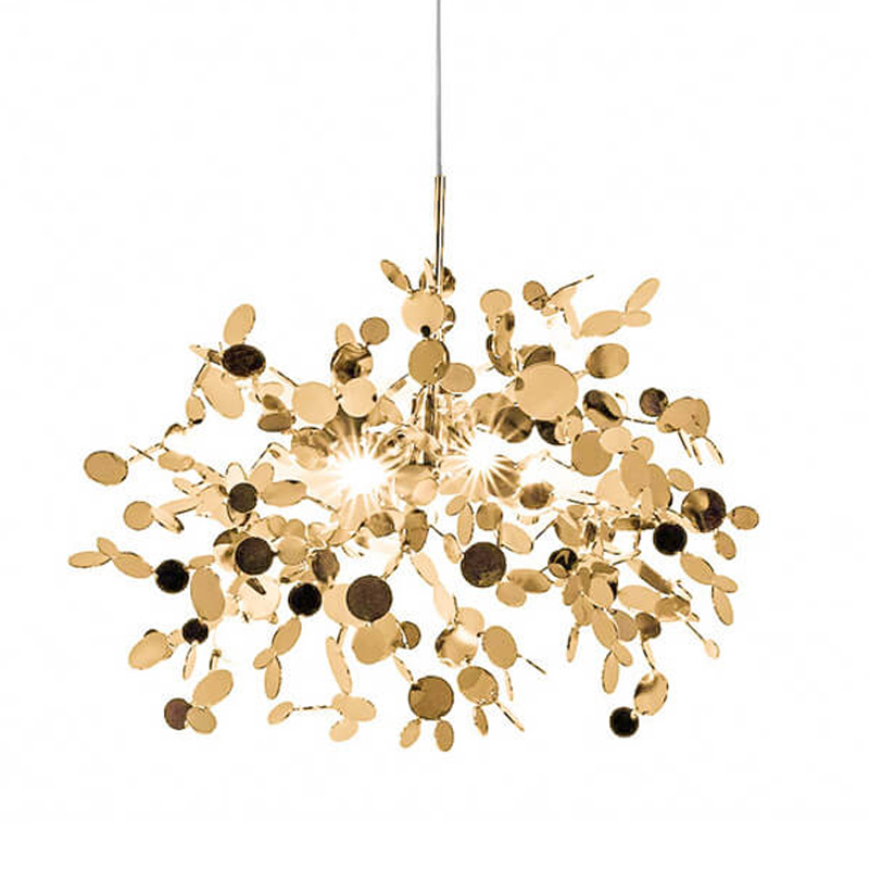 Люстра Terzani Argent Suspension Gold Pendant Lamp 40 Золотой в Краснодаре | Loft Concept 