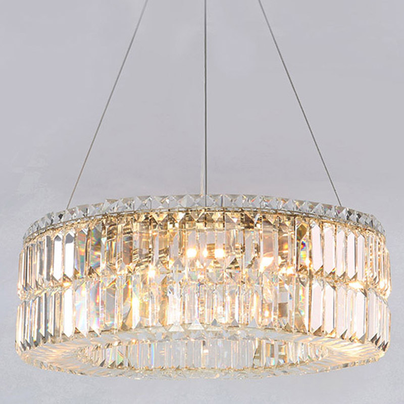 Люстра Darleen Crystal Gold Chandelier 12 Золотой Прозрачный (Transparent) в Краснодаре | Loft Concept 