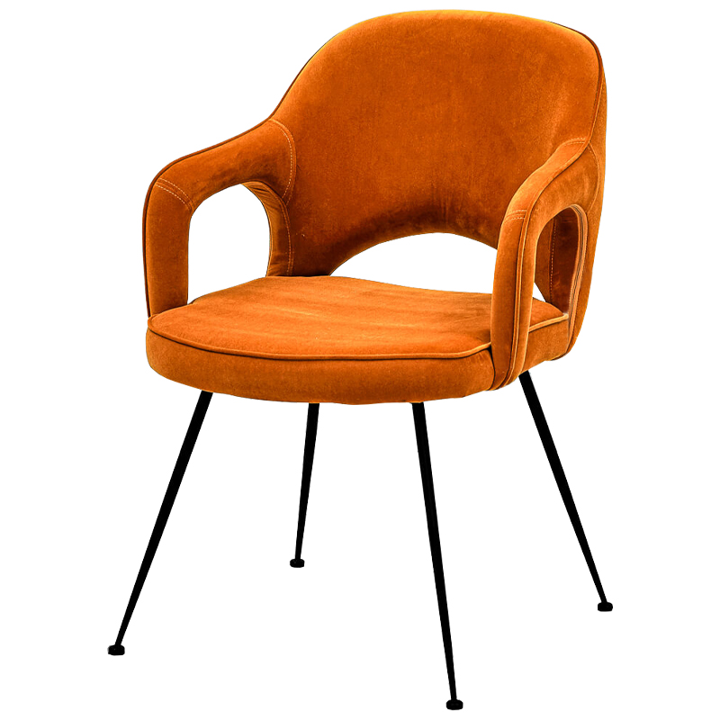 Стул Taube Stool Orange Оранжевый Черный в Краснодаре | Loft Concept 