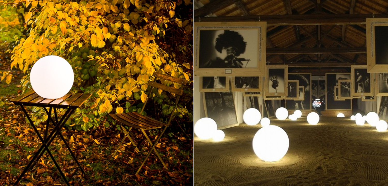 Светильник Большой Уличный шар - фото