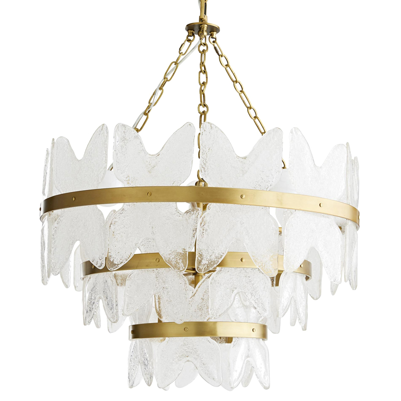 Люстра Arteriors MILLIE CHANDELIER Золотой Прозрачный в Краснодаре | Loft Concept 