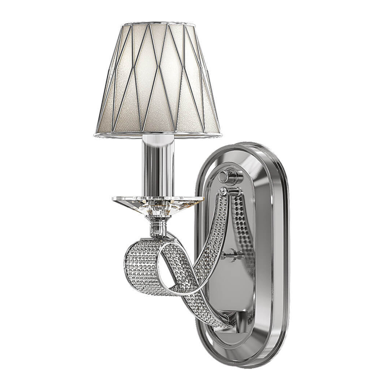 Бра Franseza Sconce chrome Хром Белый в Краснодаре | Loft Concept 