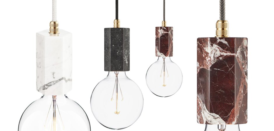 Подвесной светильник MARMOR TROM Bianco - фото №1