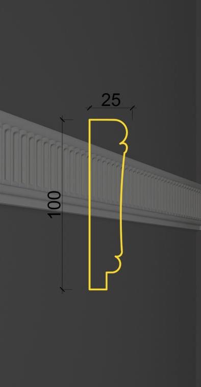Молдинг с орнаментом MO-25 в Краснодаре