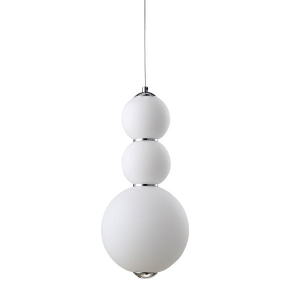 Люстра PEARLS Suspension Pendant Lamp D Белый Хром в Краснодаре | Loft Concept 