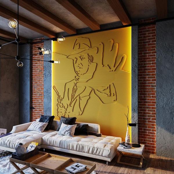 Барельеф AL CAPONE  в Краснодаре | Loft Concept 