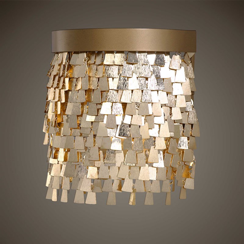 Бра Uttermost Lamps Tillie Wall Lamp Золотой в Краснодаре | Loft Concept 