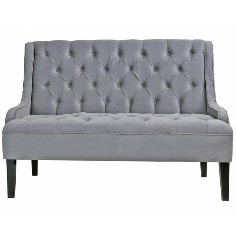 Диван Folket Sofa velour gray Серый (Gray) в Краснодаре | Loft Concept 