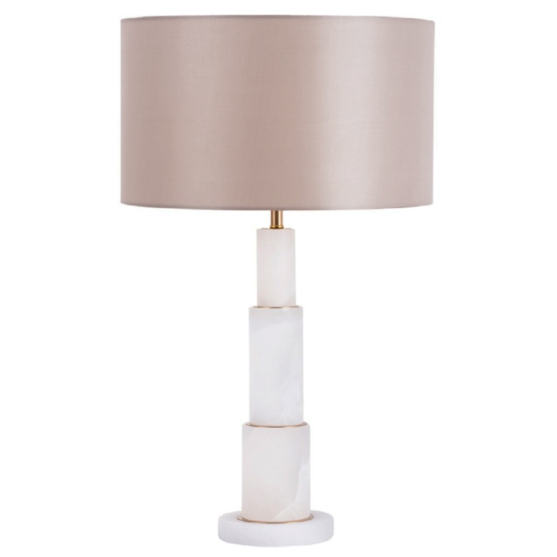 Настольная Лампа Мрамор Zikkurat Table Lamp ivory ( слоновая кость ) Taupe в Краснодаре | Loft Concept 